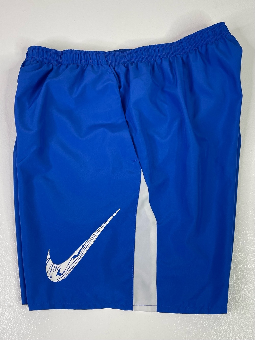 Nike Dri-FIT Big Swoosh Running Shorts Blue Lined Athletic Men's Medium